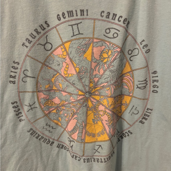 Do light blue and pastel zodiac tank top - Picture 2 of 5